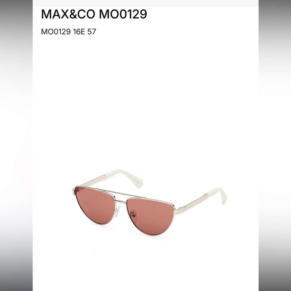 Max & Co. Copper Aviator Sunglasses